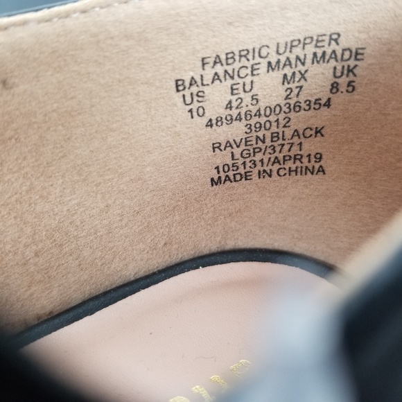 ATTENTION NWT Raven Black Open Toe Wedge Heel 10 - Picture 6 of 7